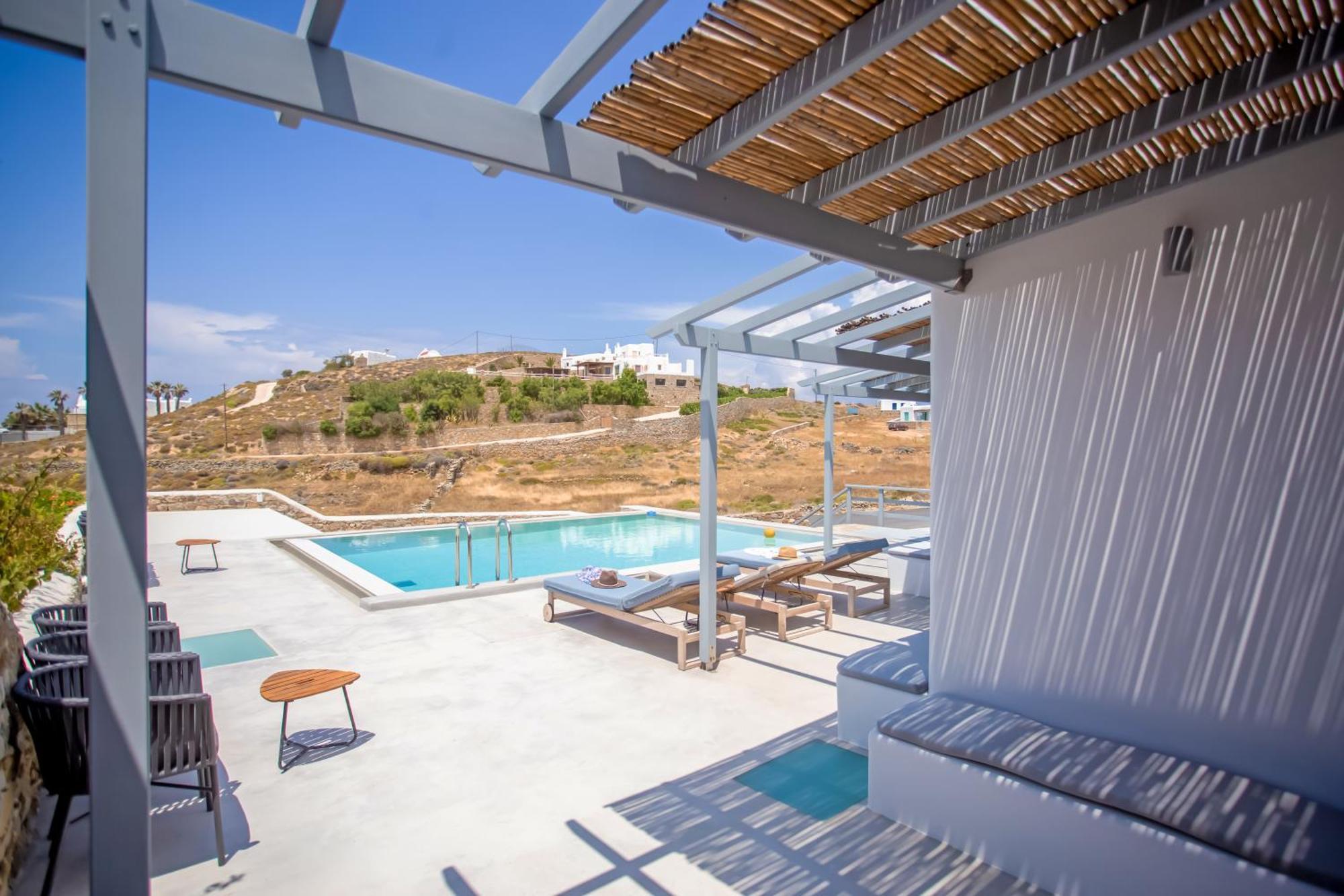 Aqua Breeze Seaview Pool Suites Mykonos Mykonos Town Bagian luar foto